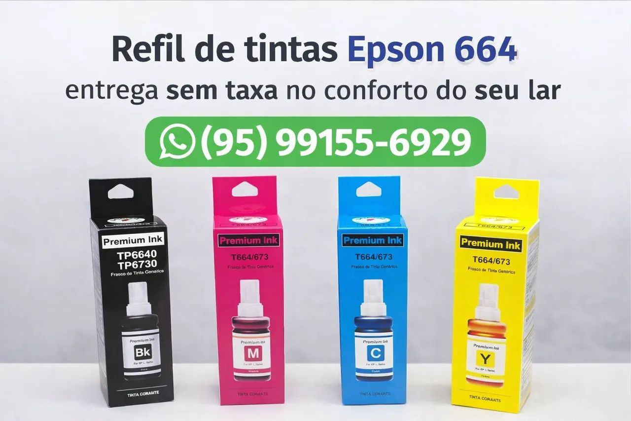 Refil de Tinta Epson modelo l200 l355 e l396 e cia 422991569449789441