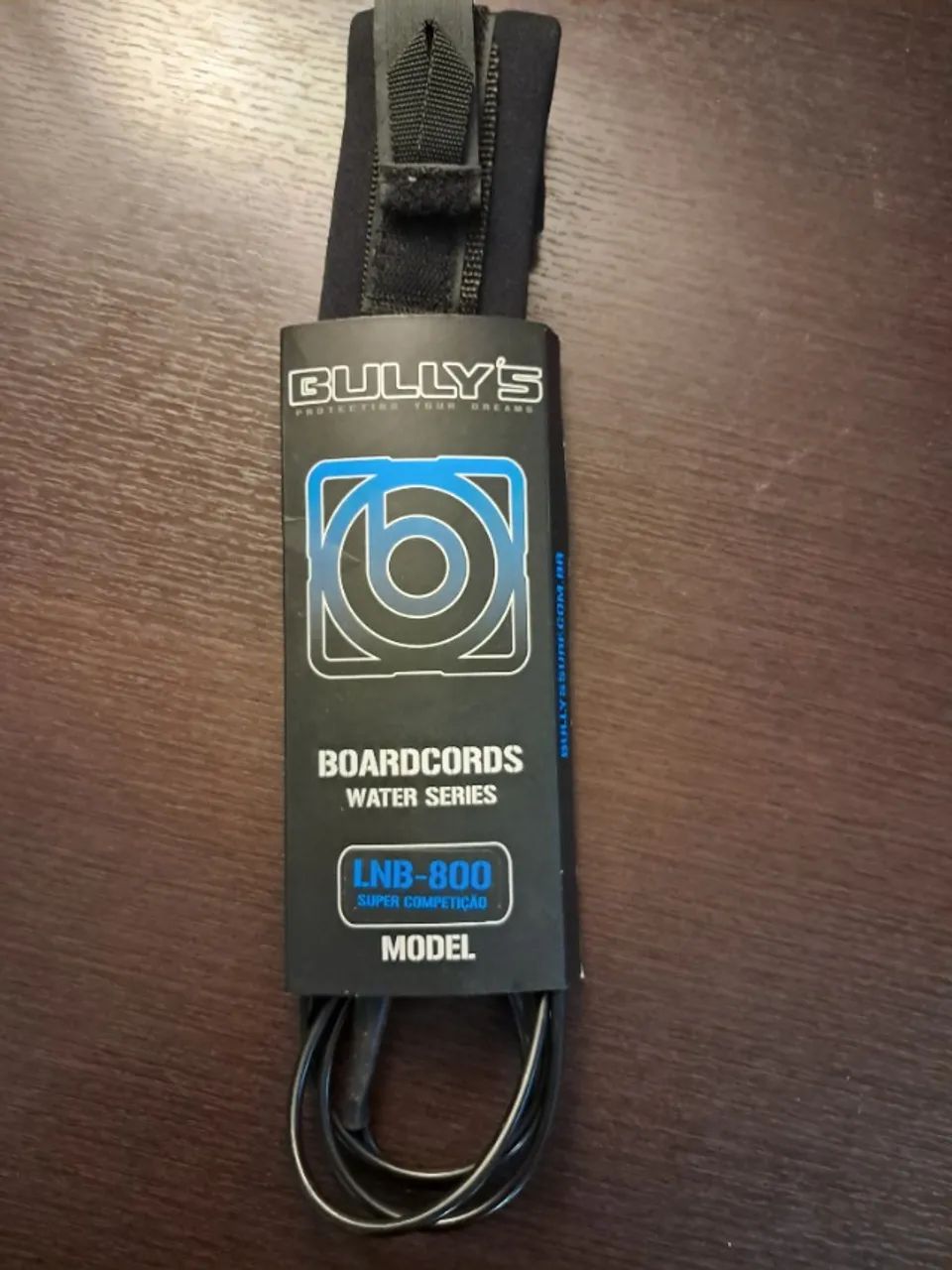 Leash BULLY'S 6' X 5 Mm - Premium Superlight Super Comp - Preto