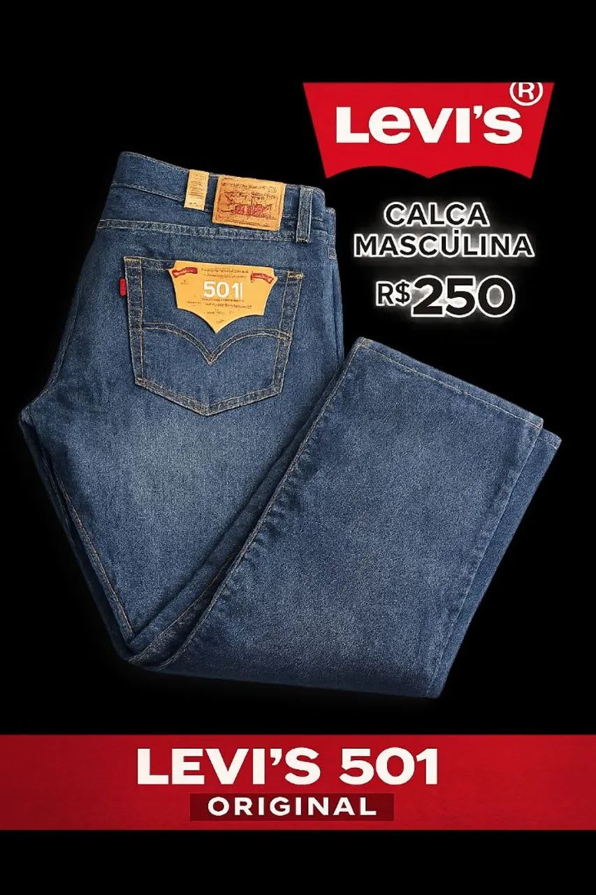 Calça masculina Levi's - Foto 4