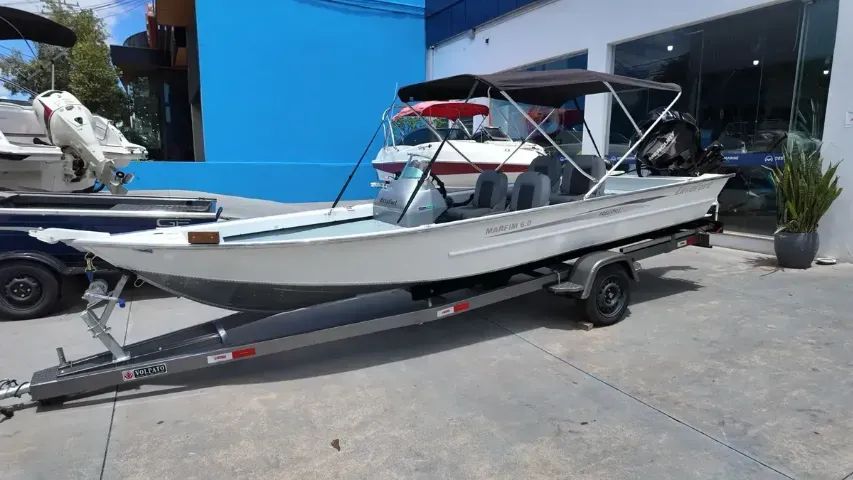 Lancha Marfim 6.0 Freestyle Std Motor Mercury 60hp 4 Tempos