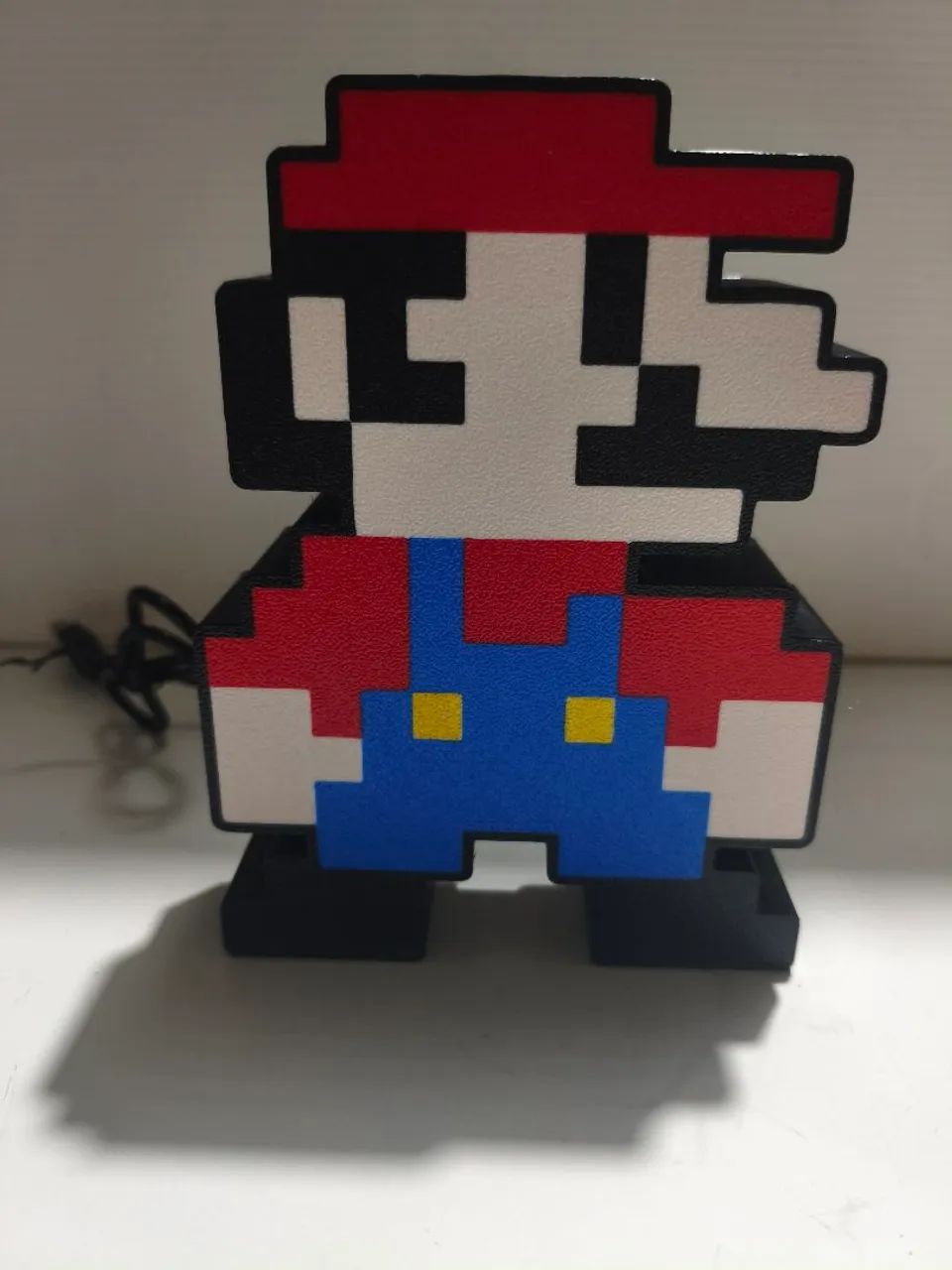 Luminária pixel art Mario 8bits  - Foto 2