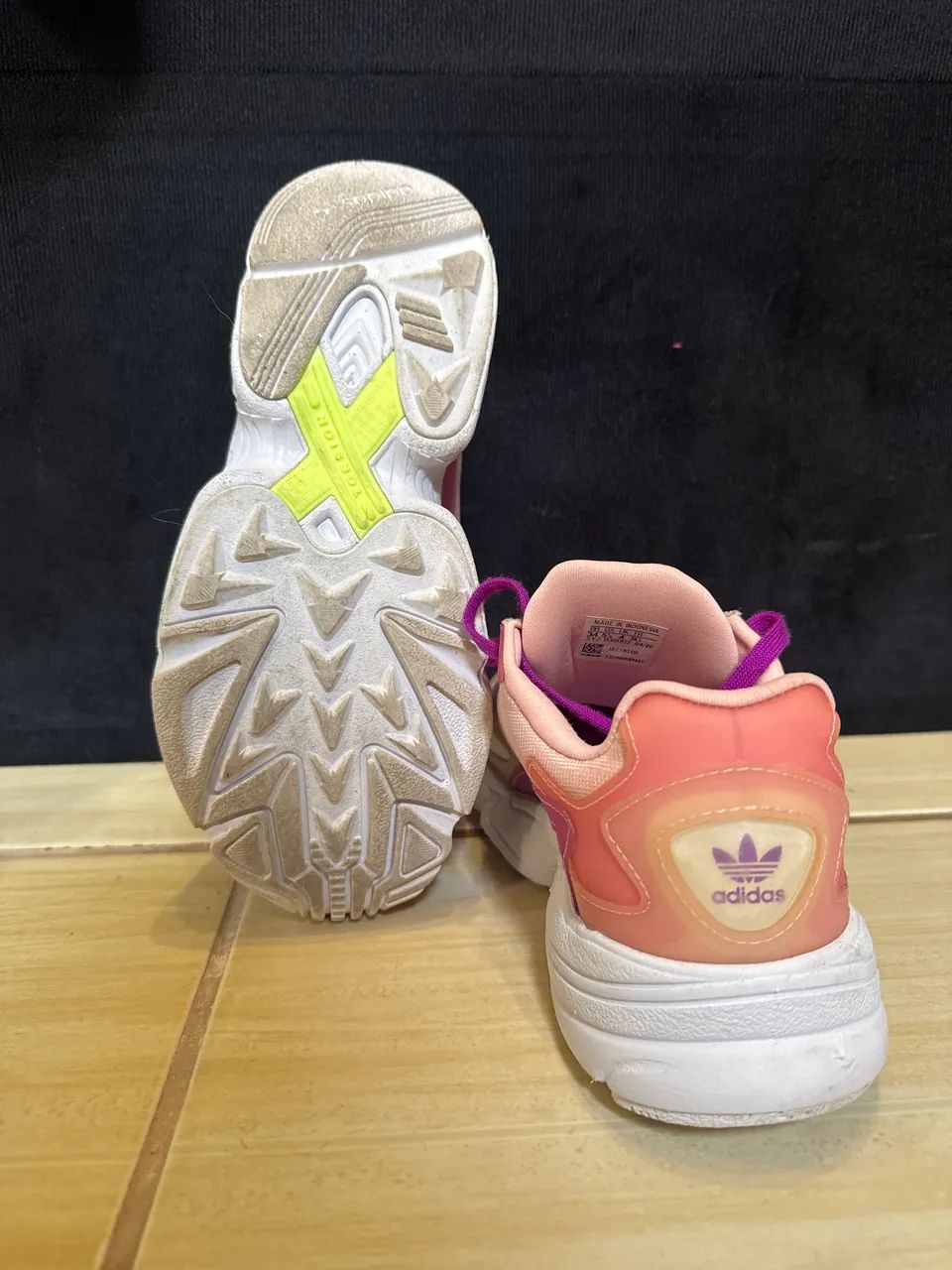 Tênis Adidas Falcon W rosa 34 - Foto 4