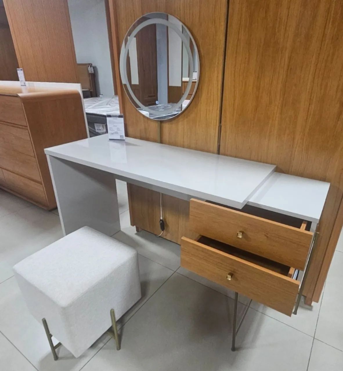 Penteadeira + Banqueta Évora  - Foto 2