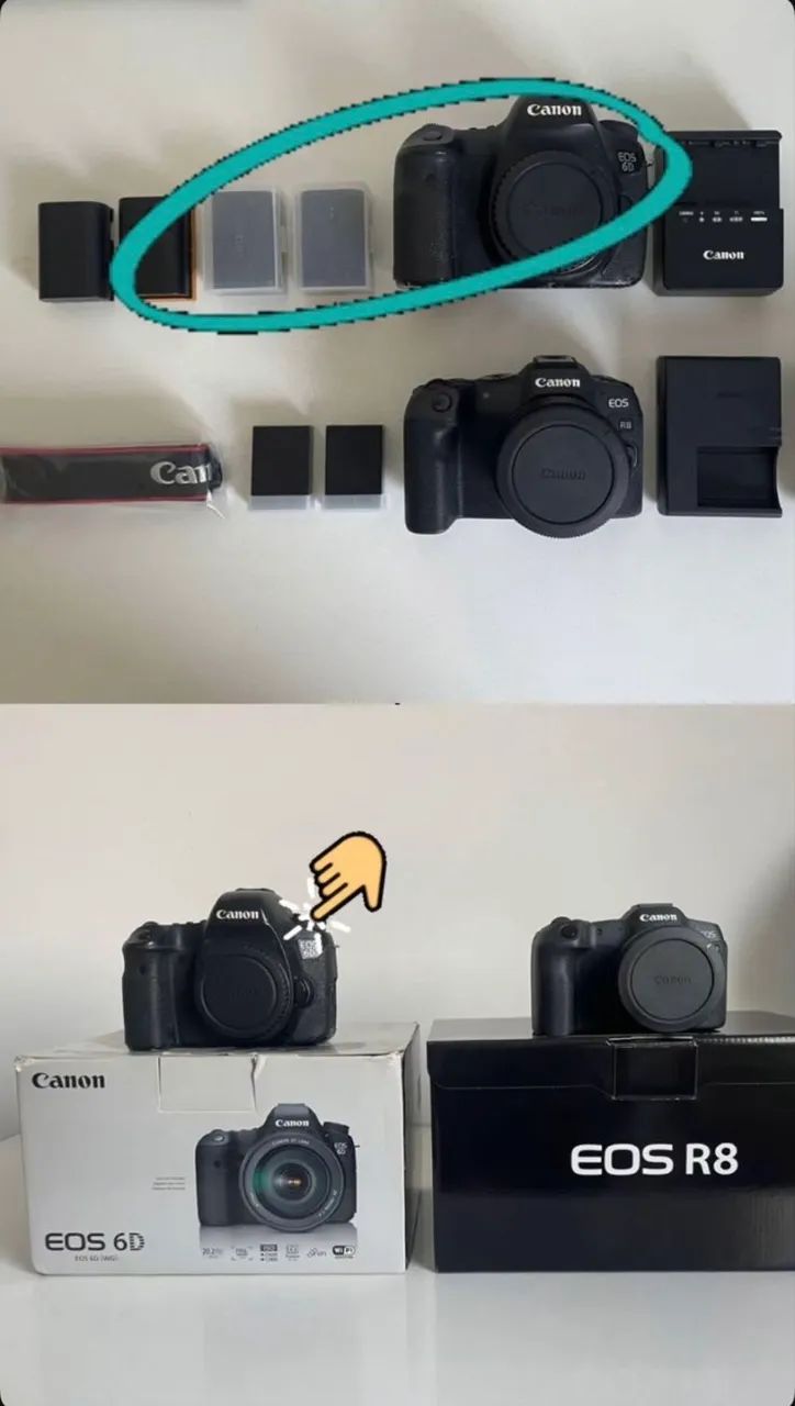 VENDO Câmera Canon EOS 6D Mark  - Foto 2
