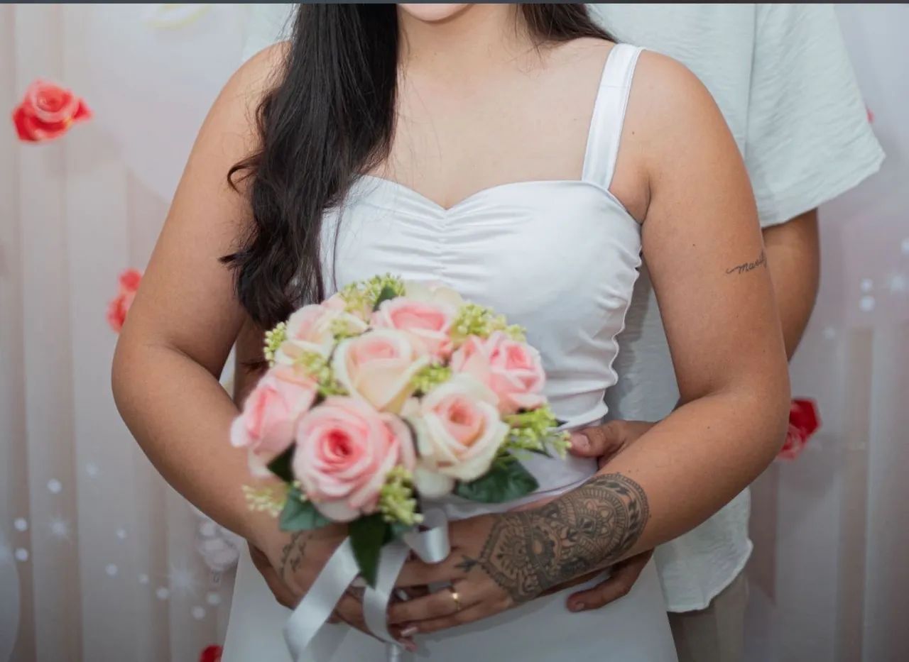 Vestido noiva civil casamento - Foto 2