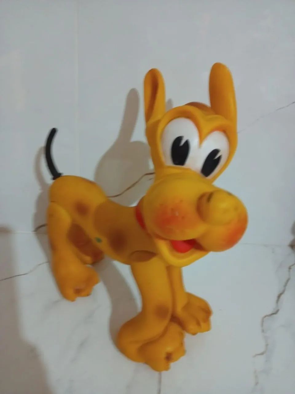 Antigo Cachorro Pluto de borracha Estrela  - Foto 5