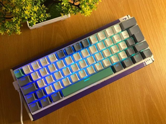 Teclado Mecânico Machenike K500-B61 Red Switch RGB Original Lacrado