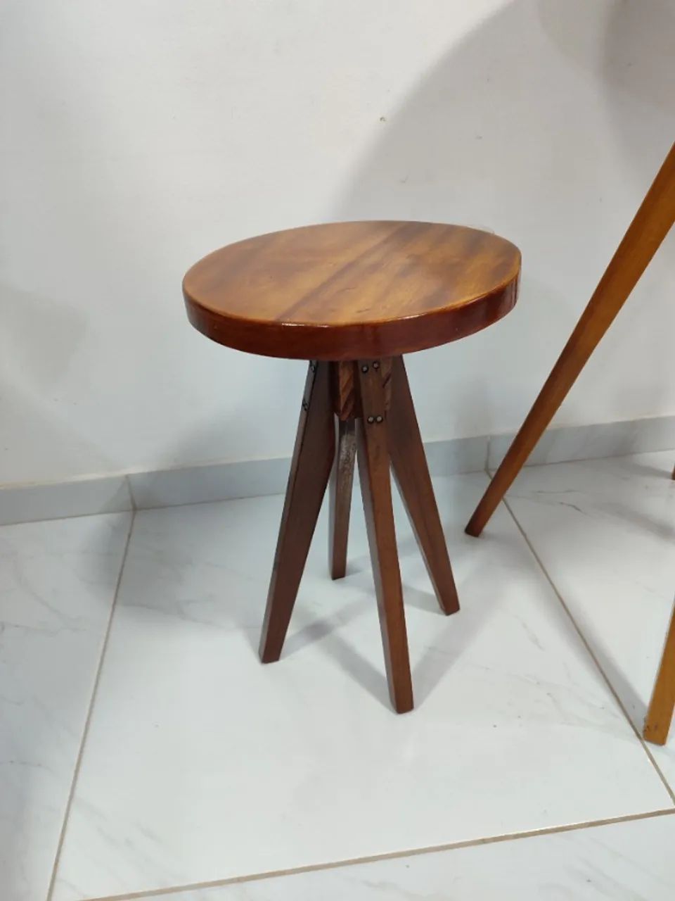 Jogo de mesa bistrô em madeira  - Foto 3
