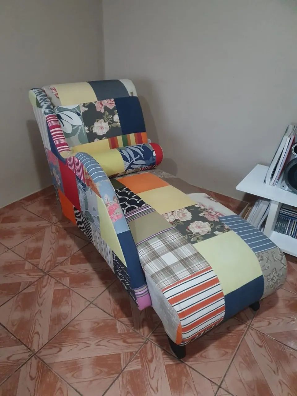Poltrona Chaise colorida - Foto 3