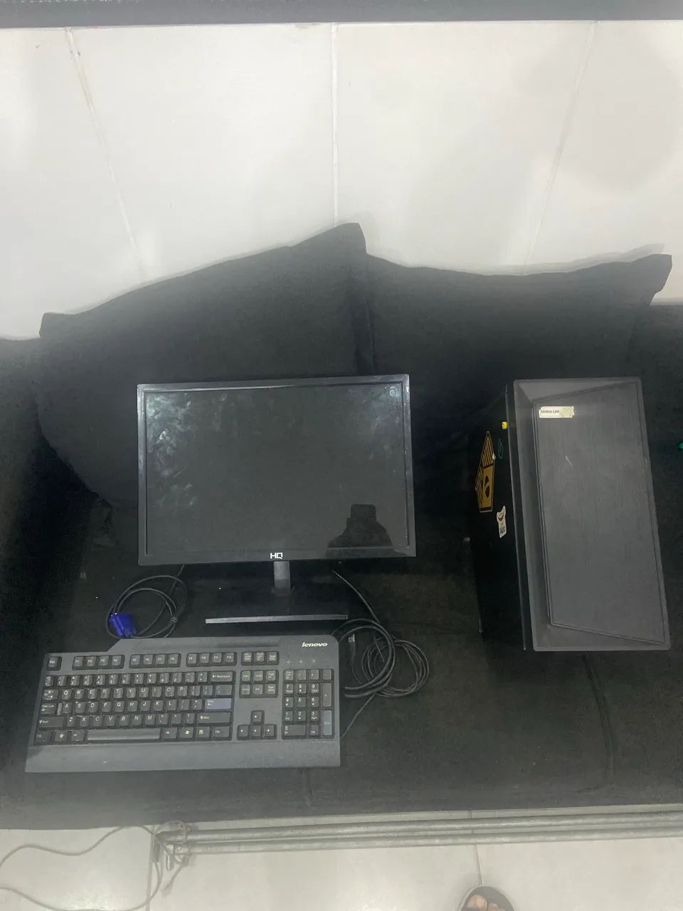 Vendo pc da HD todo completo com munitor  pc fone teclado e mouse completo! - Foto 3
