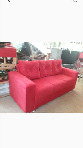 Vendo sófa de 3 lugares (novo) - Foto 2