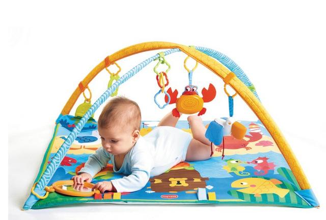 Tapete Gymini Fundo Do Mar Tiny Love, em perfeito estado!! - Foto 4