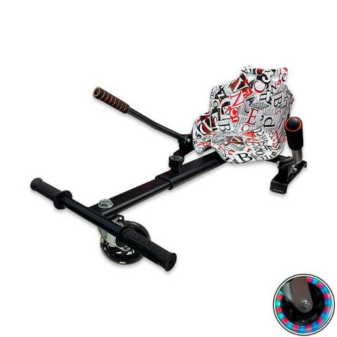 Carrinho para Scooter Vermelho Fogo - LED Na Roda - Foto 6