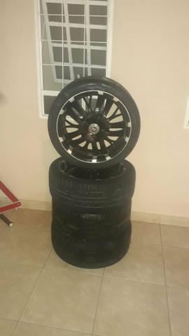 Rodas de 18 vendo ou troco só mim ligar n tenho zap * - Foto 5