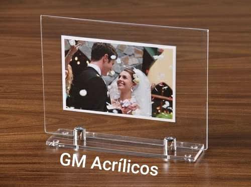 Porta-retrato personalizado como lembrança de casamento kit 100 peças