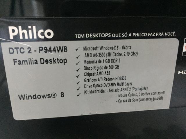 Cpu + monitor + cabos ( aceito cartão ) - Foto 3