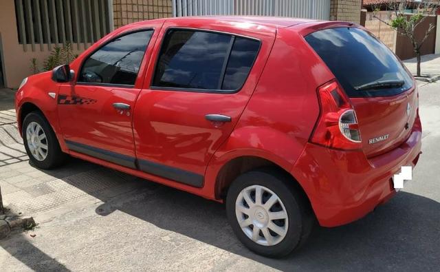 Renault/Sandero Exp1.0 16v 4P, Ano: 2011, Flex: Gas/Alc, cor: Vermelha - Foto 6