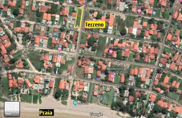 Terreno Serrambi (Com Alvará de Construção e projeto) - Foto 3