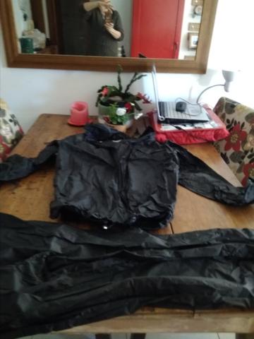 Casaco e calça quebra vento motoqueiro - Foto 3