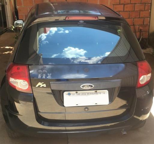 Ford KA 1.0 2011 Preto - FLEX - Foto 4