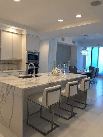 Bancada, nichos, lavatórios em porcelanato - Foto 3