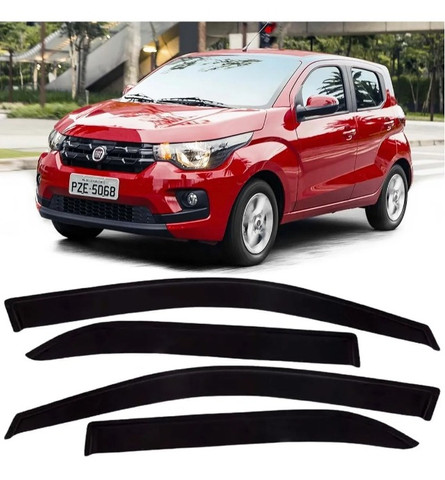 Calha Chuva Fiat Mobi 2016 à 2019 - 4 Pts