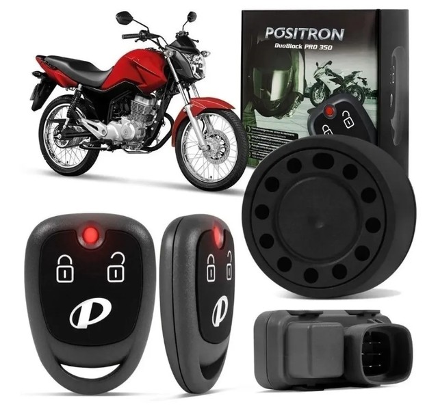 Alarme Pósitron pst duoblock pra moto - Foto 2