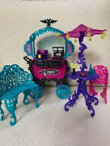 Monster High Travel Scaris Café Cart 