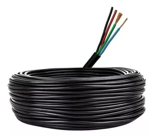 Cabo PP 4x4.0mm - Rolo com 25 metros normatizado 