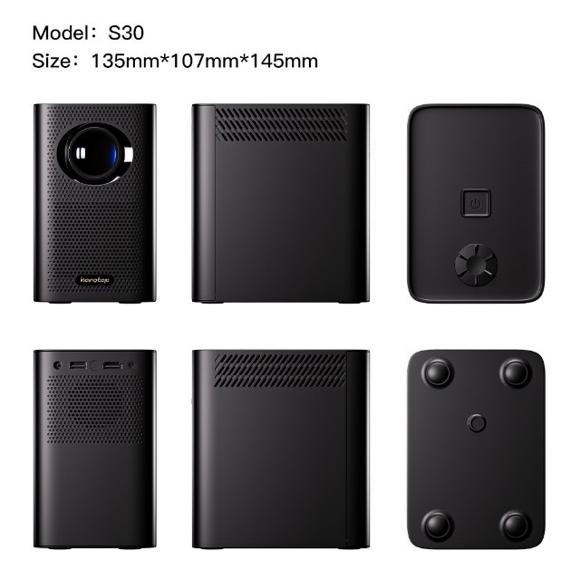 Projetor Portátil Hongtop S30Max Android 10 Wi-fi Bluetooth - Foto 4