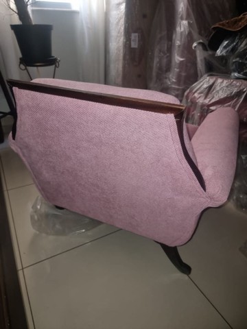 Antigo Conjunto de Poltronas Estilo Inglês Regence  Luiz XV - Foto 5