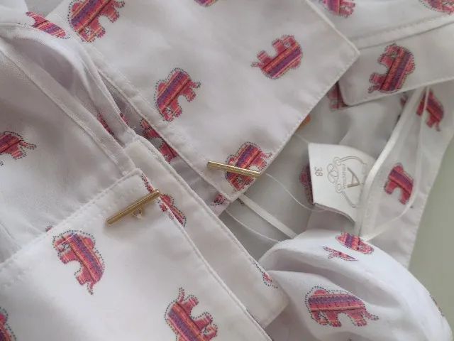 Camisa feminina, Tam 38, usada - Foto 3
