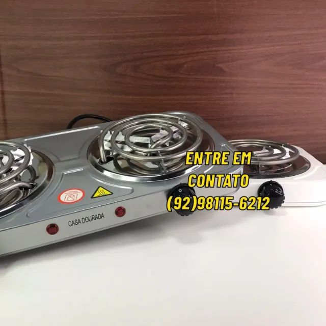 Fogão Eletrico Portátil 2 Bocas-Entregamos 9h ás 23h - Foto 3