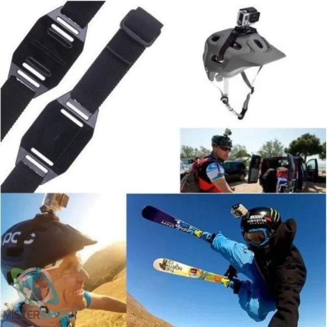 Suporte Capacete Ventilado Gopro 1 2 3 3+ 4 5 6 7 8 9 10 11 12 Sportcam SJ Todas - COD 299 - Foto 5