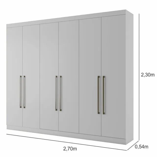 Guarda-Roupa Gênova Plus 100%MDF p43 - Foto 2