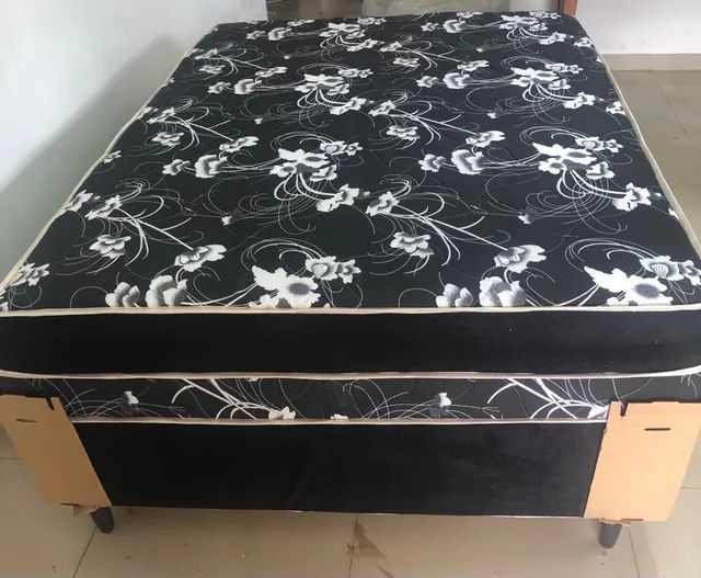 Cama Box Casal espuma de 5cm * - Foto 2