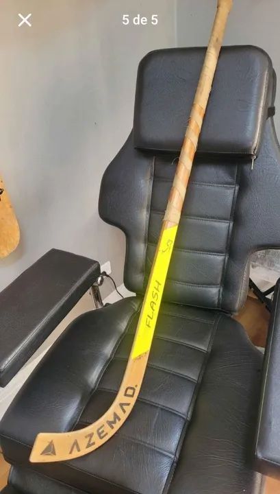 Patins de hóquei Rye 42 e Stick Azemad - Foto 5