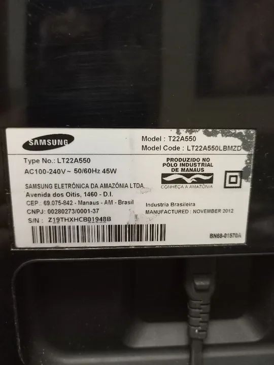 TV E MONITOR SAMSUNG 22 POLEGADA - Foto 3