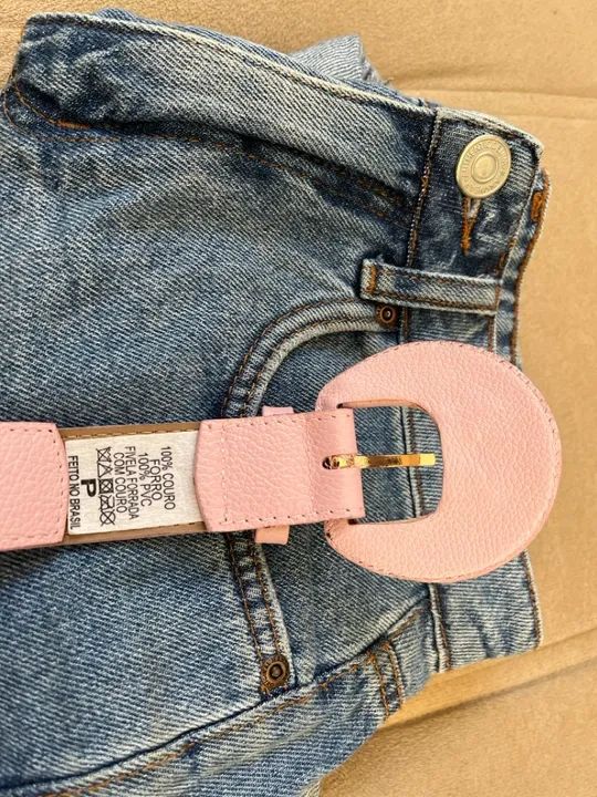 Cinto Rosa Claro P - Foto 2