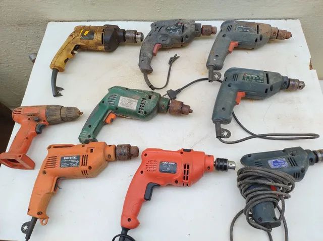 Furadeiras , lote com defeito. Pra restaurar.64840820847107123