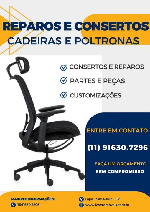 Base (aranha) para cadeira para escritório - Foto 3