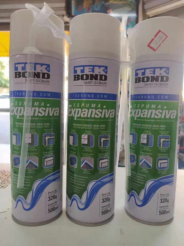 Espuma Expansiva Spray Tek Bond - Foto 2