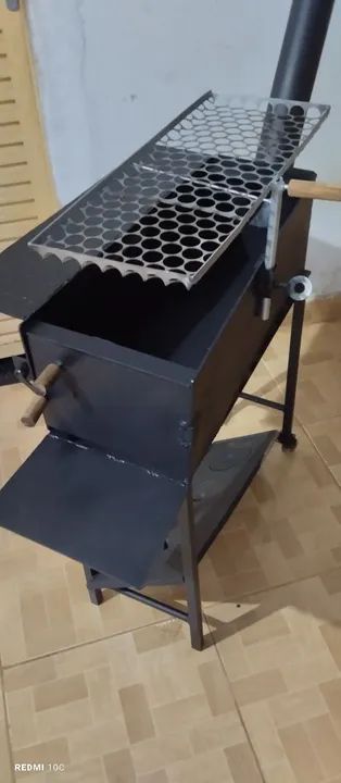 Fogão caipira3 bocas e churrasqueira grelha ajustável  - Foto 6