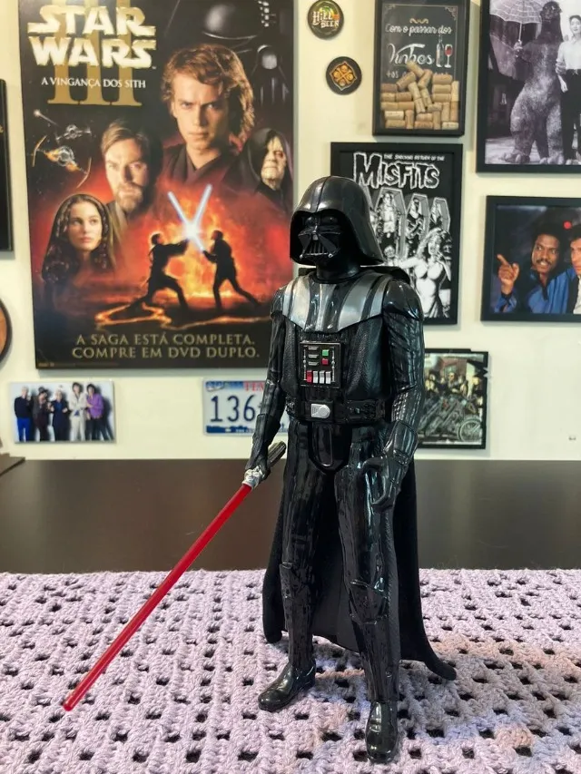 boneco star wars - darth vader 30cm hasbro - original importado