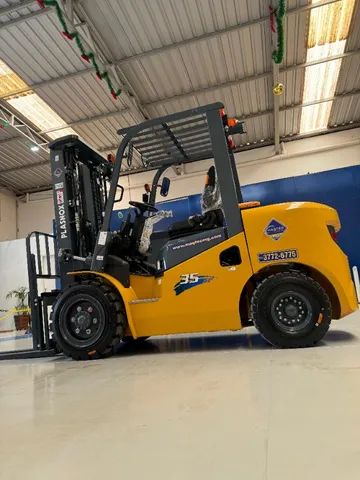 Empilhadeira Plasnox| Nova| 3.500kg| Diesel | Torre 4.7mts - Foto 3