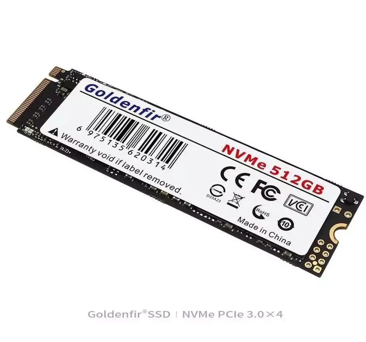 NVMe 512GB M.2 SSD Goldenfir PCIe 512GB Disco Rígido Interno para ...