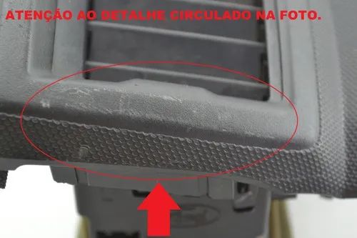 Difusor Saida Ar Central Esquerdo Ford Ranger 2017 Original - Foto 2