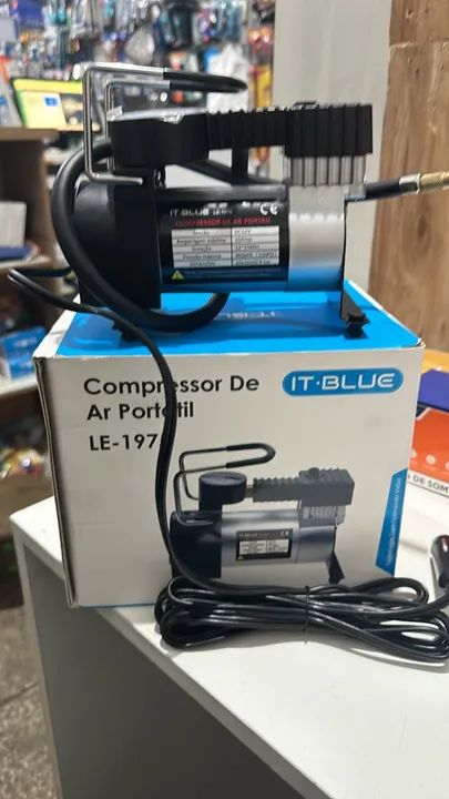 Compressor de ar alumínio de carro portátil - Foto 5