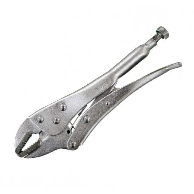 Alicate De Pressão Mordente Triangular 10'' Boca Reta - Fertak