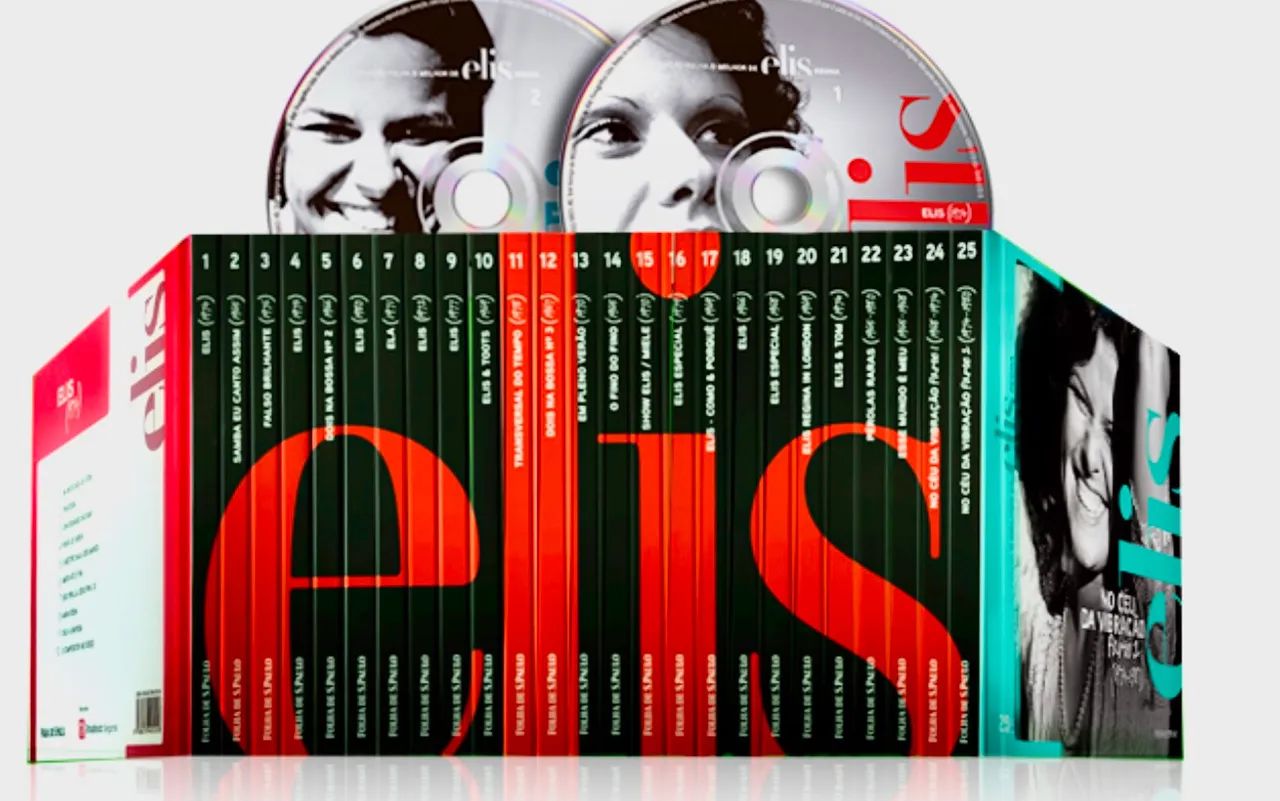 CD Coleção Completa Elis Regina - 25 CDs + livros - Foto 2